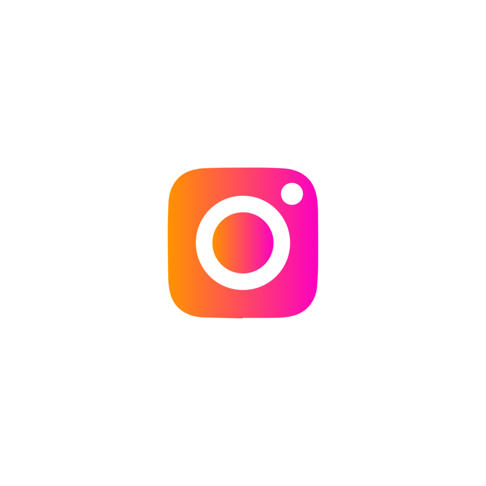 Instagram logo icon. Instagram screen social media and social network interface template. png