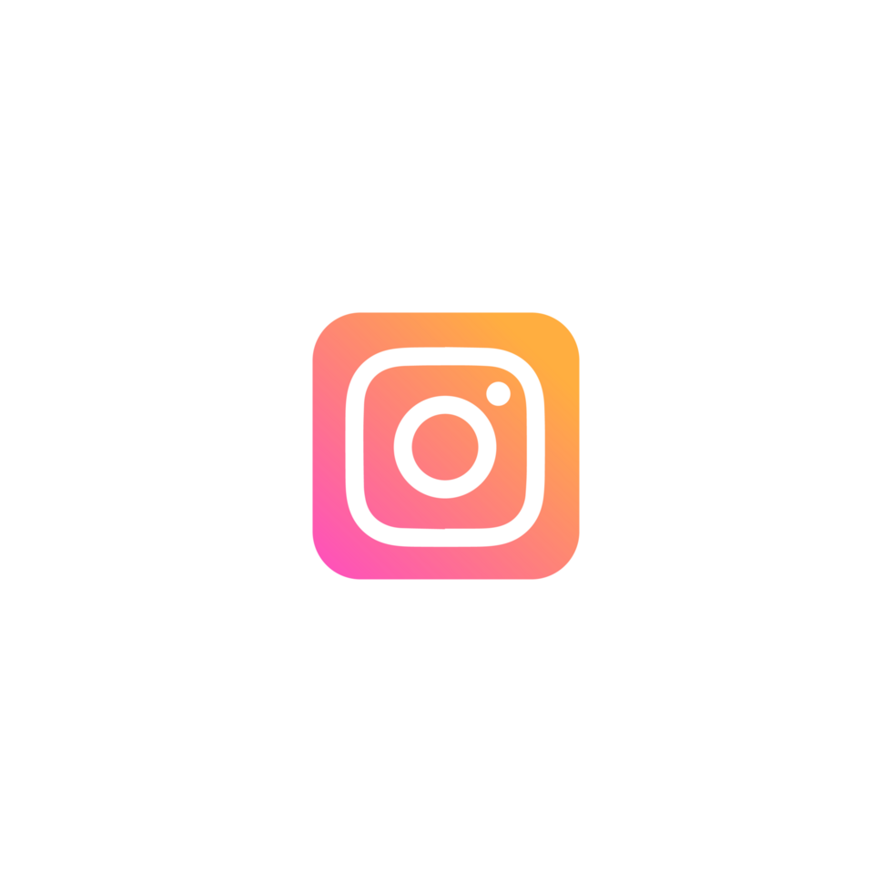 Instagram logo icon. Instagram screen social media and social network interface template. png