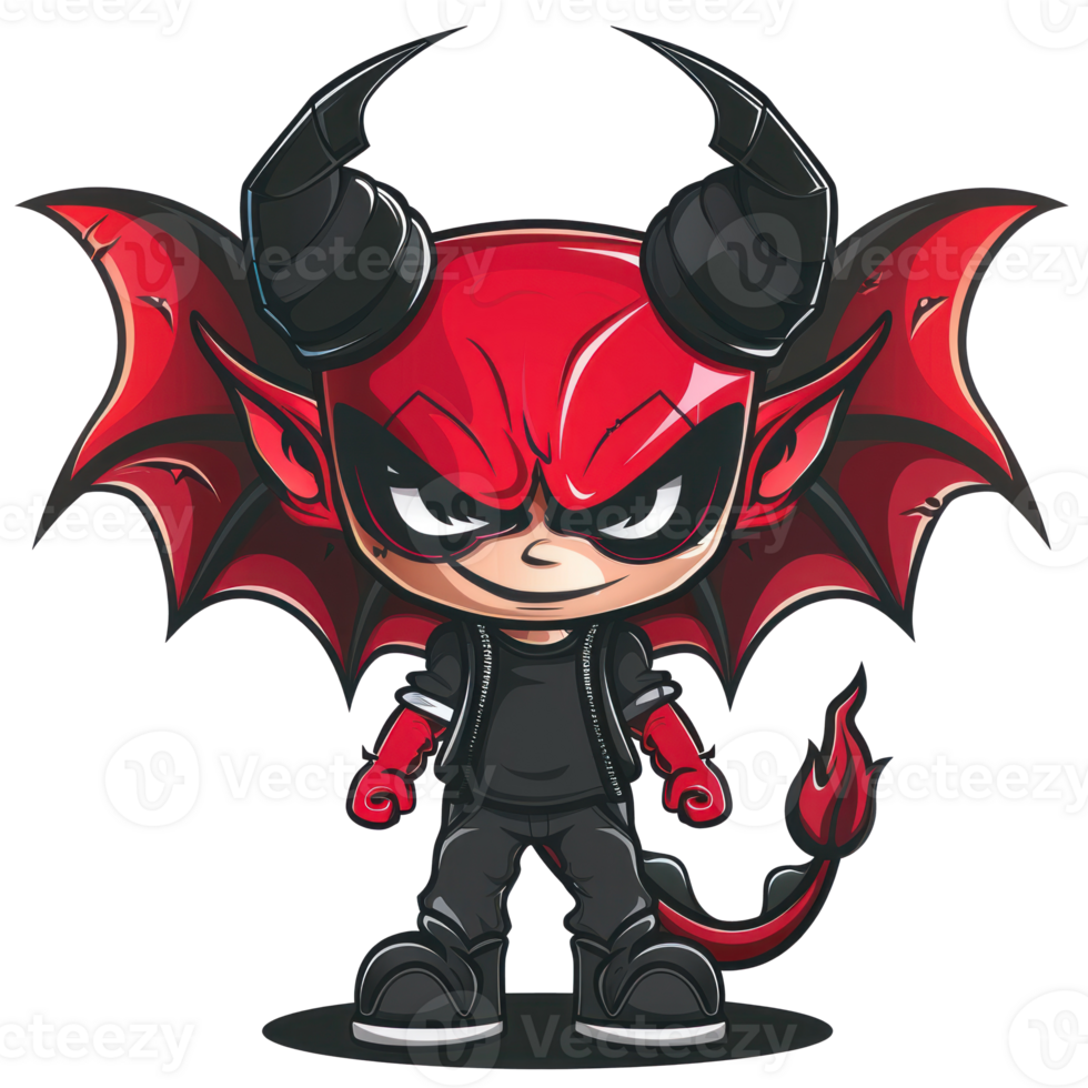 devil monster character for your tshirt png