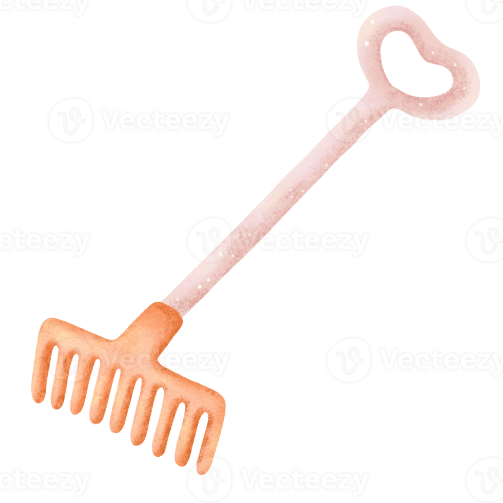 Garden tools rake png