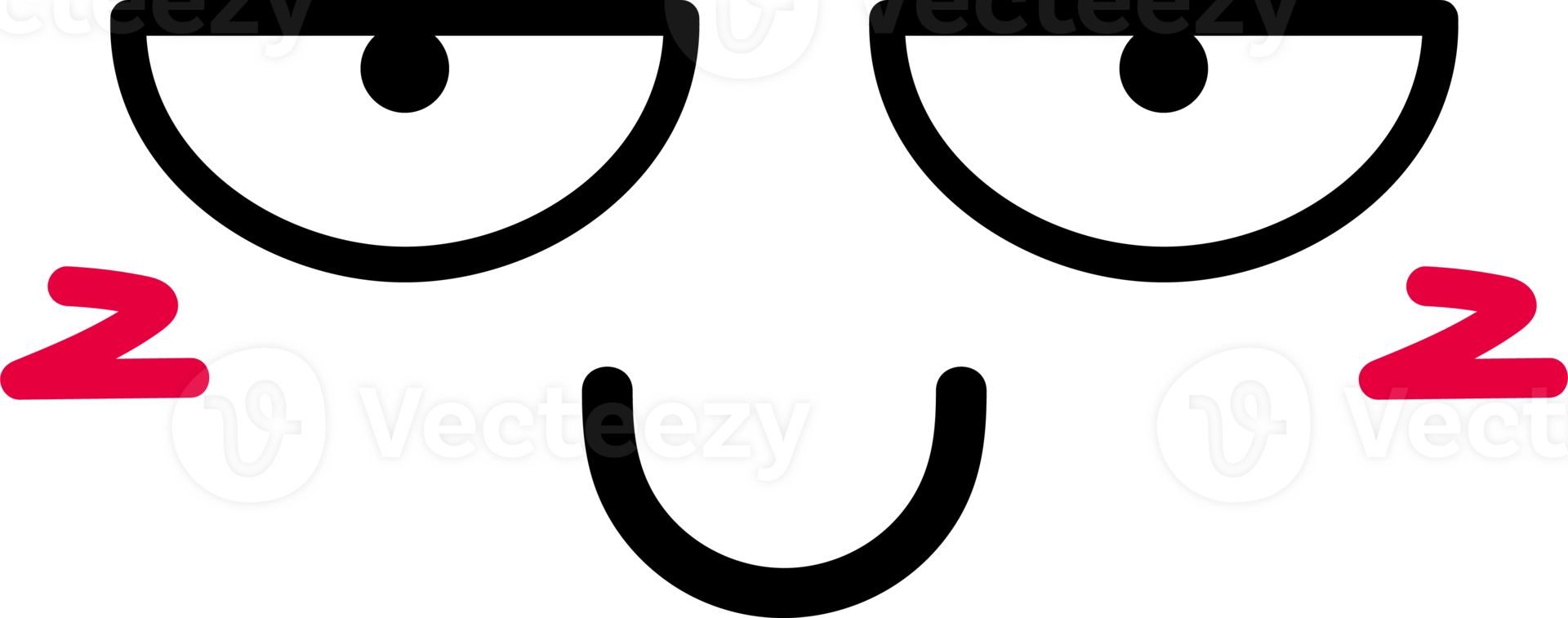 Cartoon shy face emoji illustration on transparent background. png