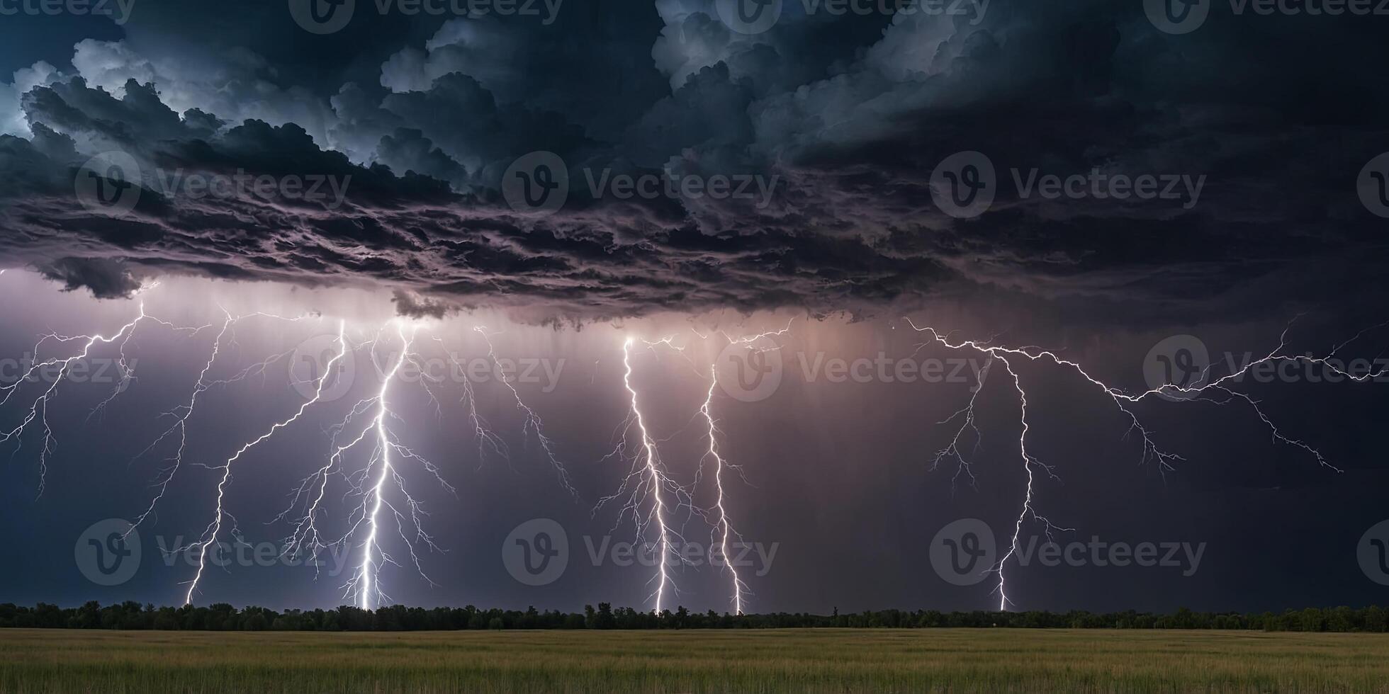 Nature background thunderstorm lightning outdoors. photo