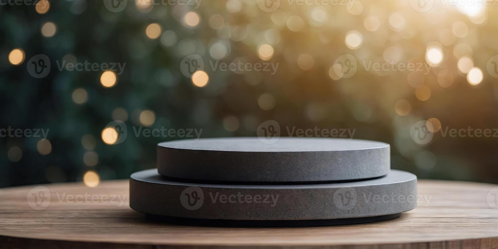 Support platform for product display on podium. photo