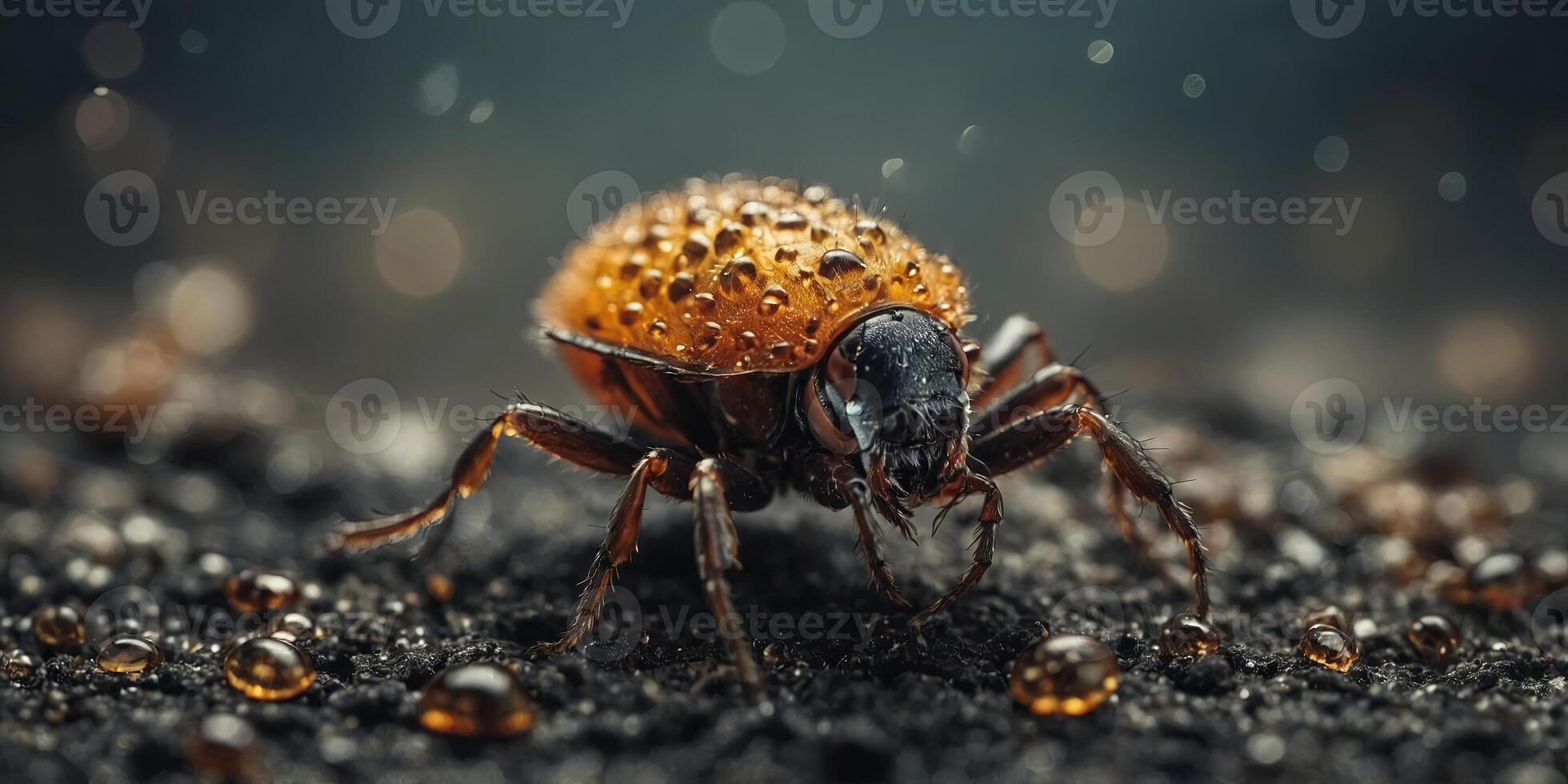 A close-up that brings into focus the tiny creature responsible for transmitting various pathogens. photo