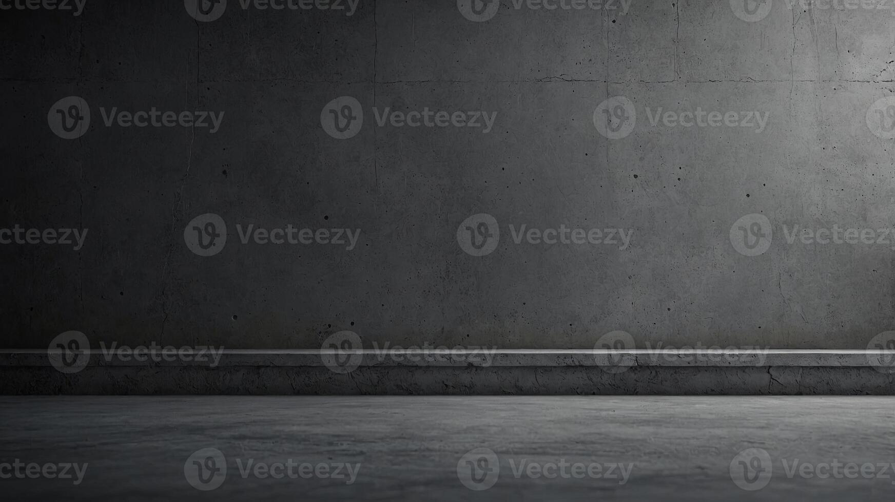 Grey concrete background for presentation of a product. photo