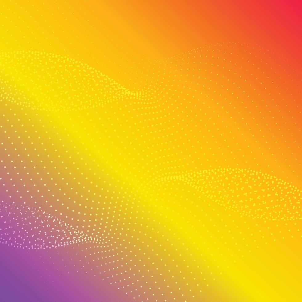abstract backgrounds with halftone pattern in white black purple yellow red color vector