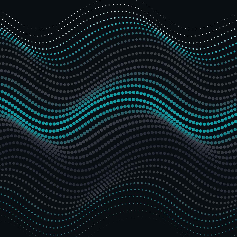abstract backgrounds with halftone pattern in white blue black colors vector