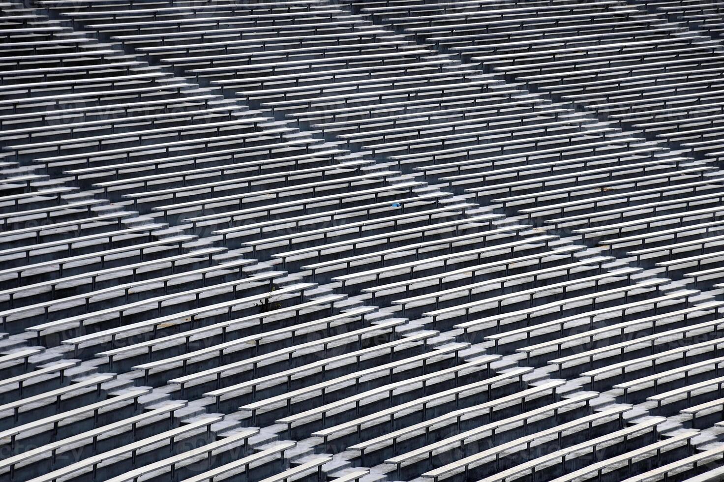 empty football stadium seats photo