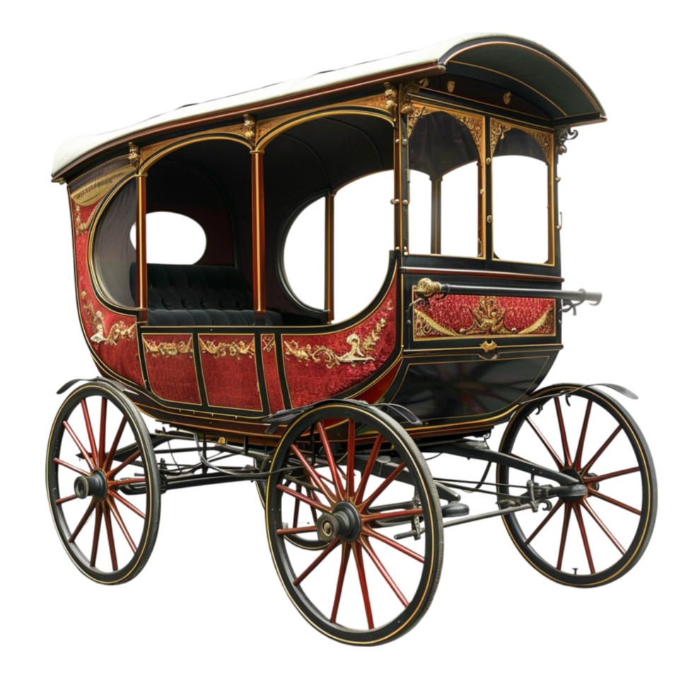 Antique Rickshaw Unique and Charming Addition to Your Collection png