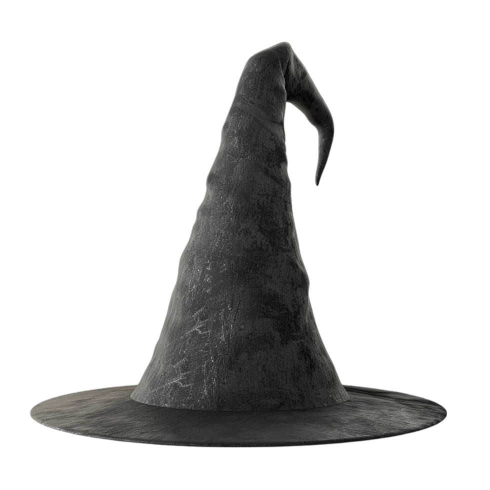 Halloween Black Witch Hat Transparent Background png