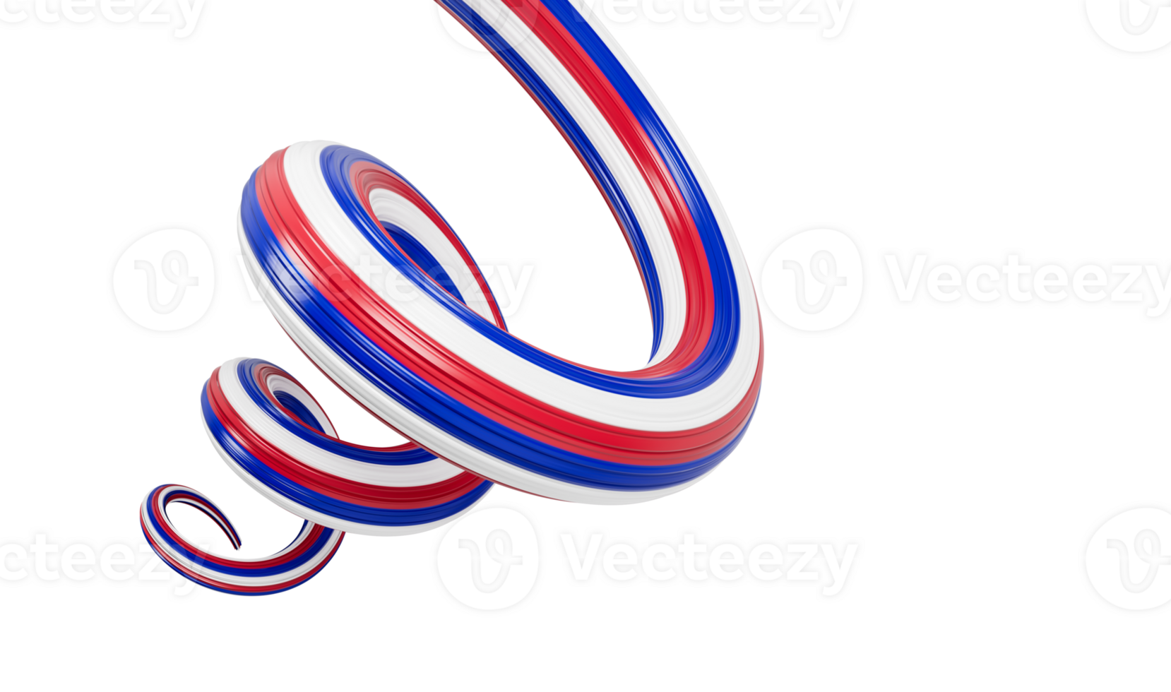 3d Flag of Paraguay, 3d Spiral Glossy Ribbon Flag Of Paraguay, 3d illustration png