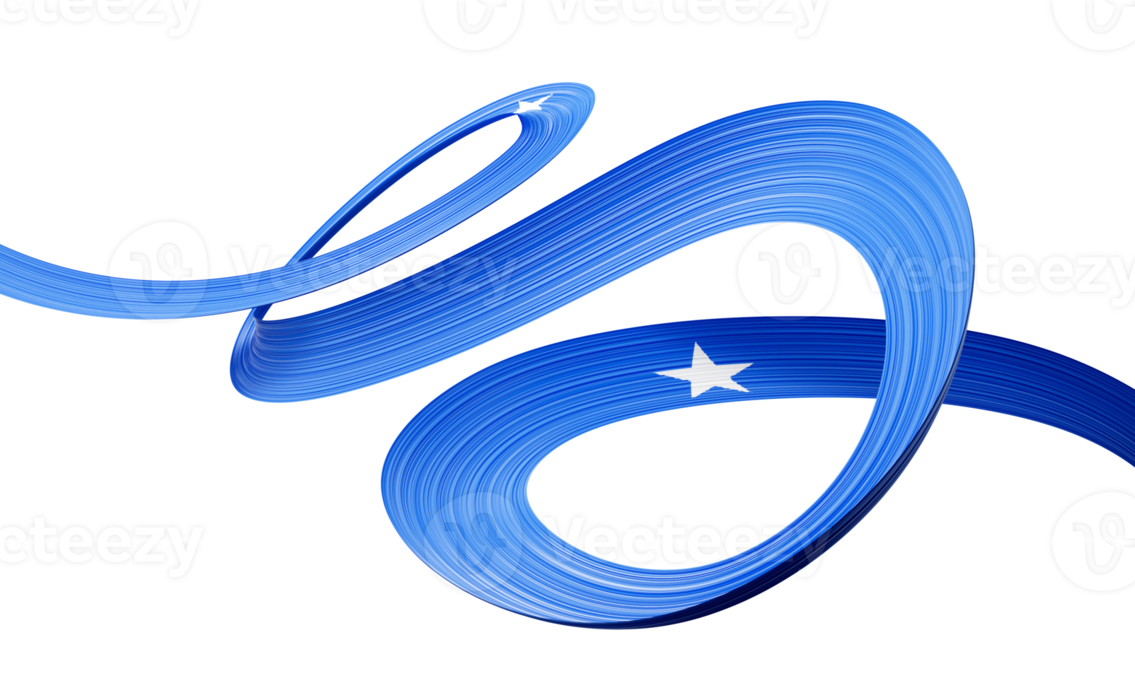 3d Flag Of Somalia 3d Shiny Waving Somalia Ribbon Flag 3d Illustration png