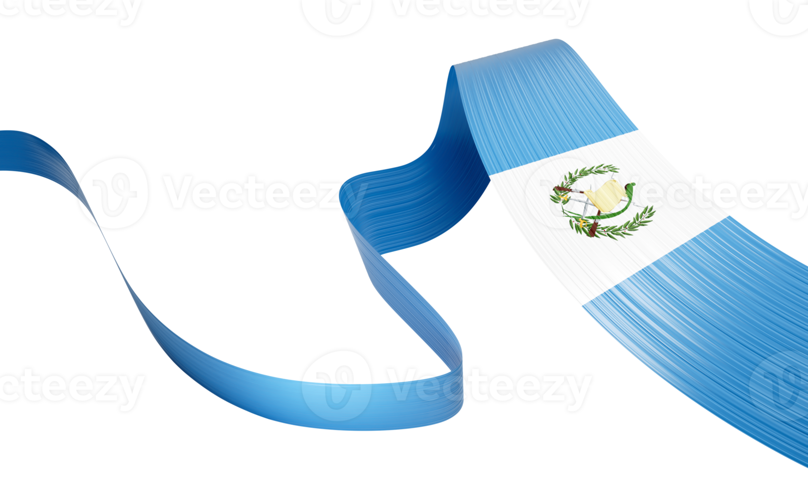 3d Flag Of Guatemala 3d Shiny Waving Guatemala Ribbon Flag 3d Illustration png