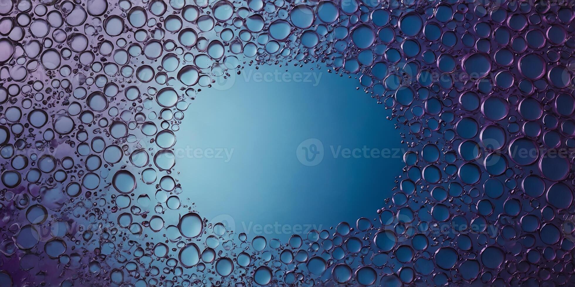 A blue and purple background with many small circles. photo