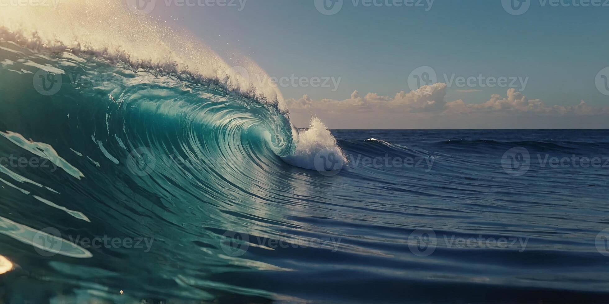 Gentle, soft, smooth wave background in different colors. . photo