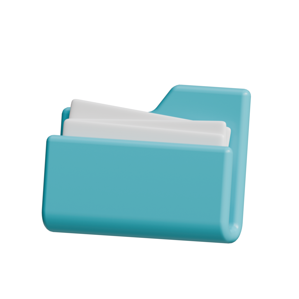 Folder 3D icon png