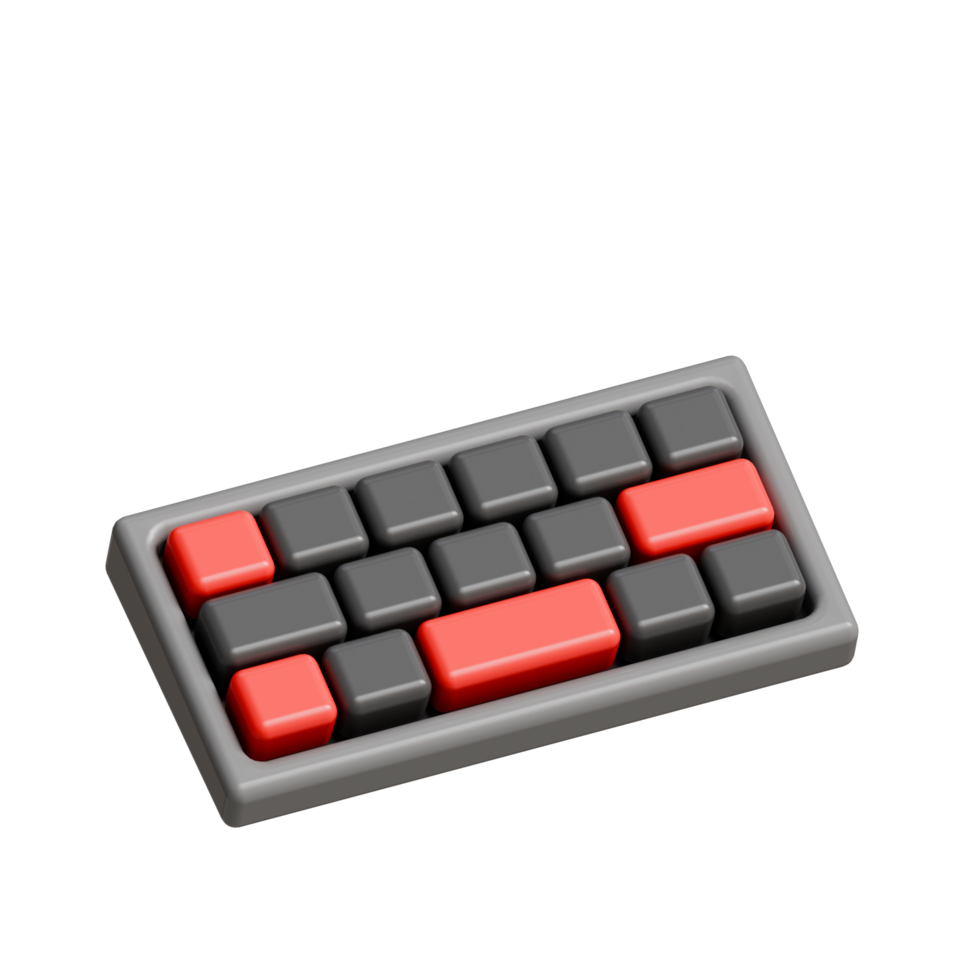 Keyboard 3d icon png