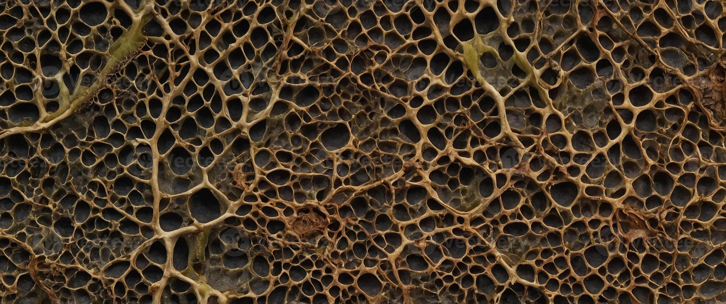 Officinal magnolia bark plant cells micrograph. photo
