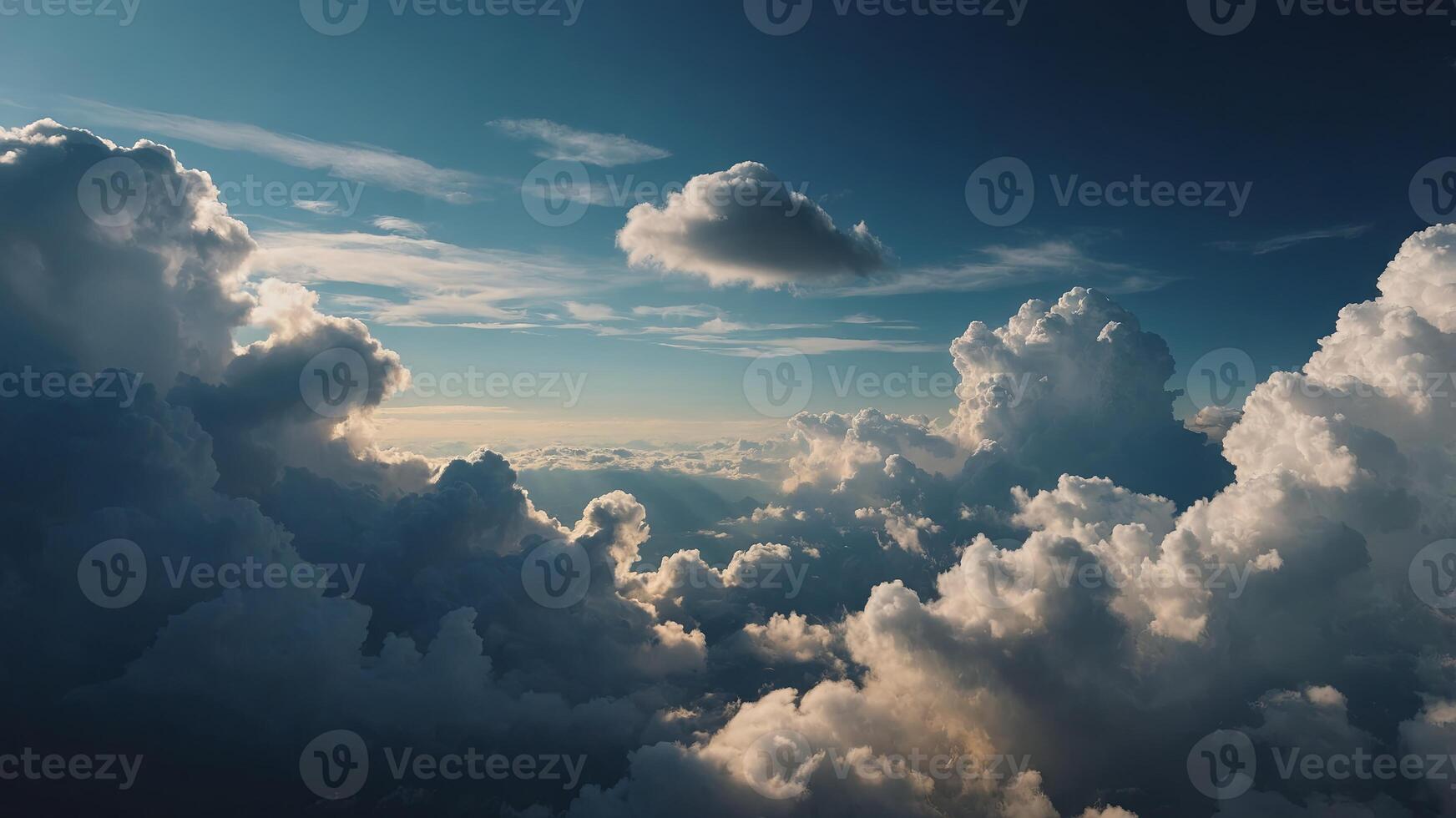 Capturing the unseen beauty of cloud computing, a close-up on the hybrid cloud infrastructure, merging documentary, editorial, and magazine photography aesthetics. photo