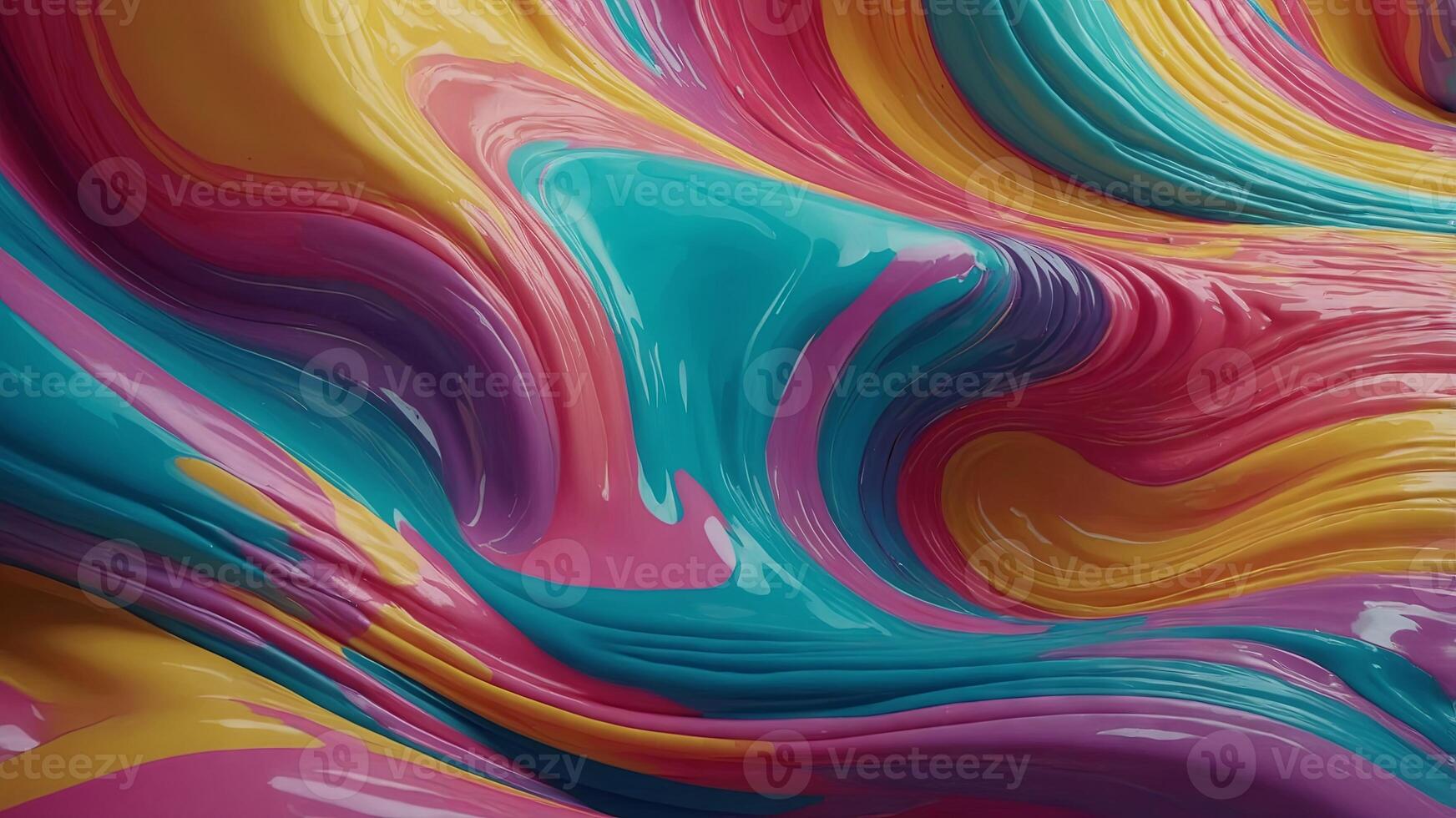 Beautiful abstract wave candy colours background Graphic modern art Digital fantasy effect. photo