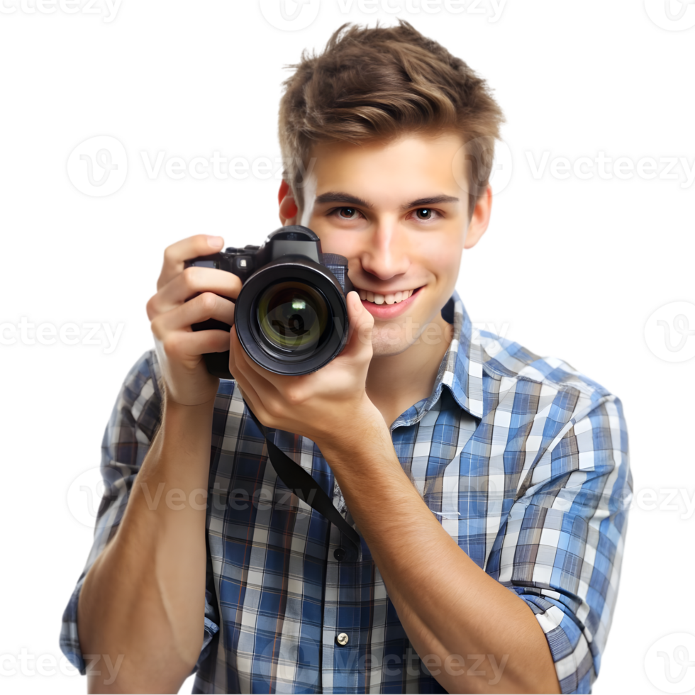 Young Man with a Camera png