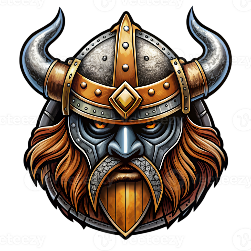 grunge viking helm tatoeëren sticker png