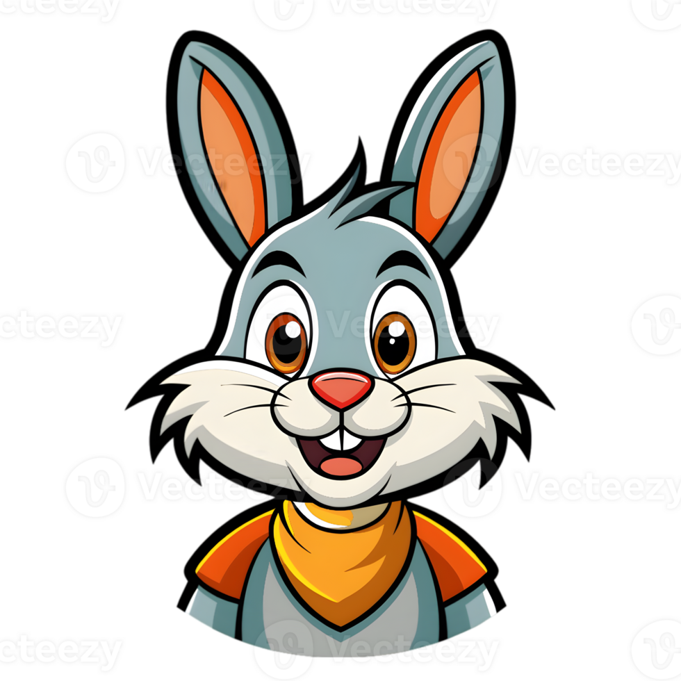 Cartoon Rabbit Logo png