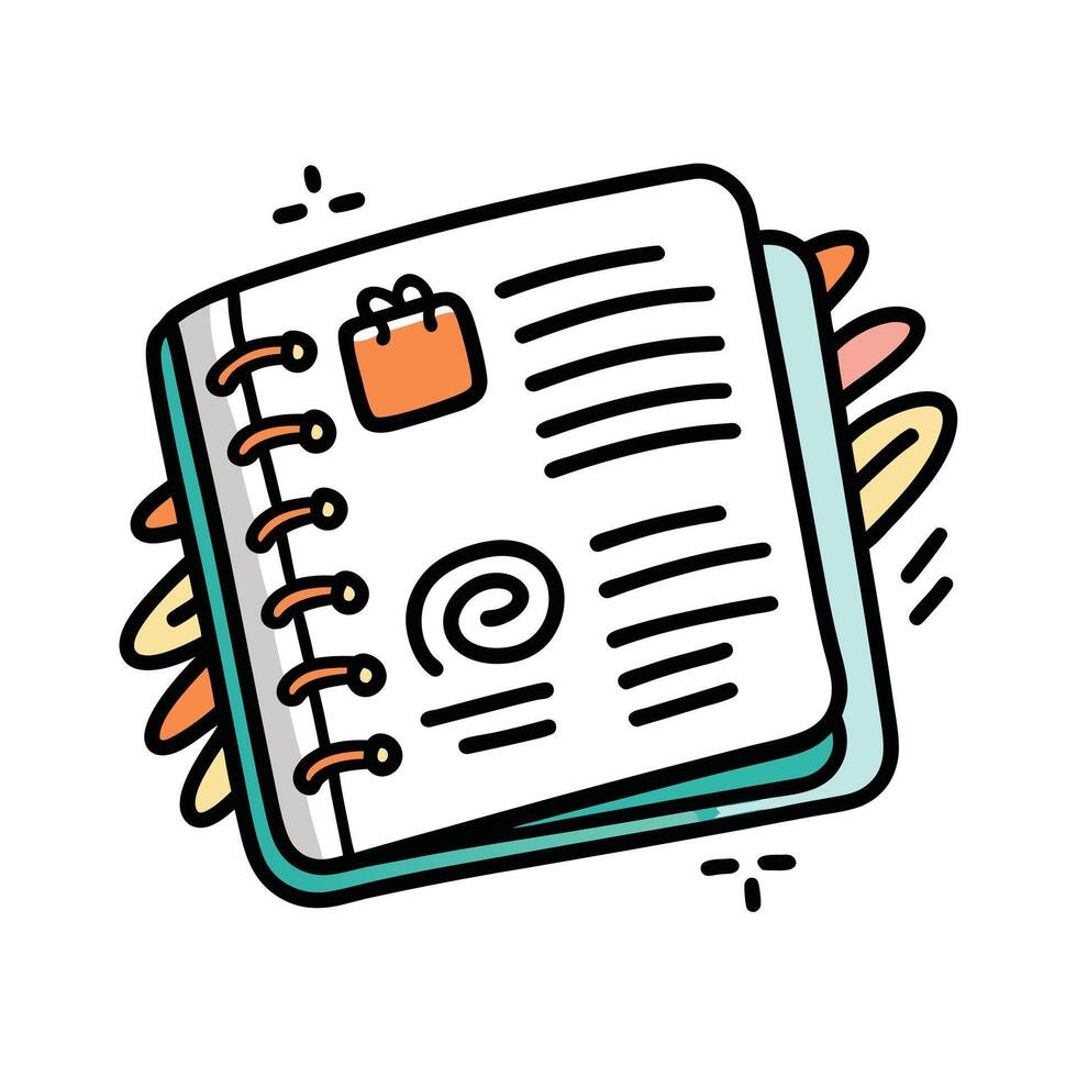 Education Material Icon Illustration vector
