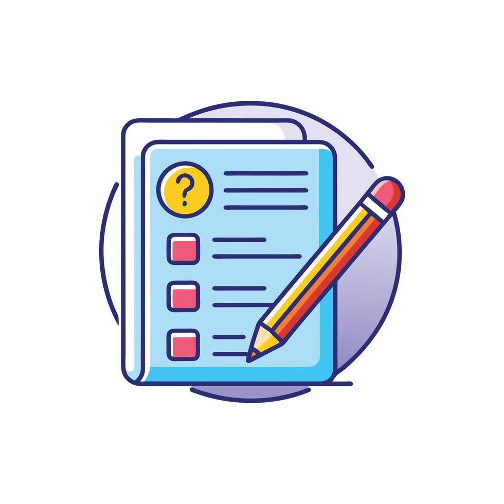 Education Material Icon Illustration vector