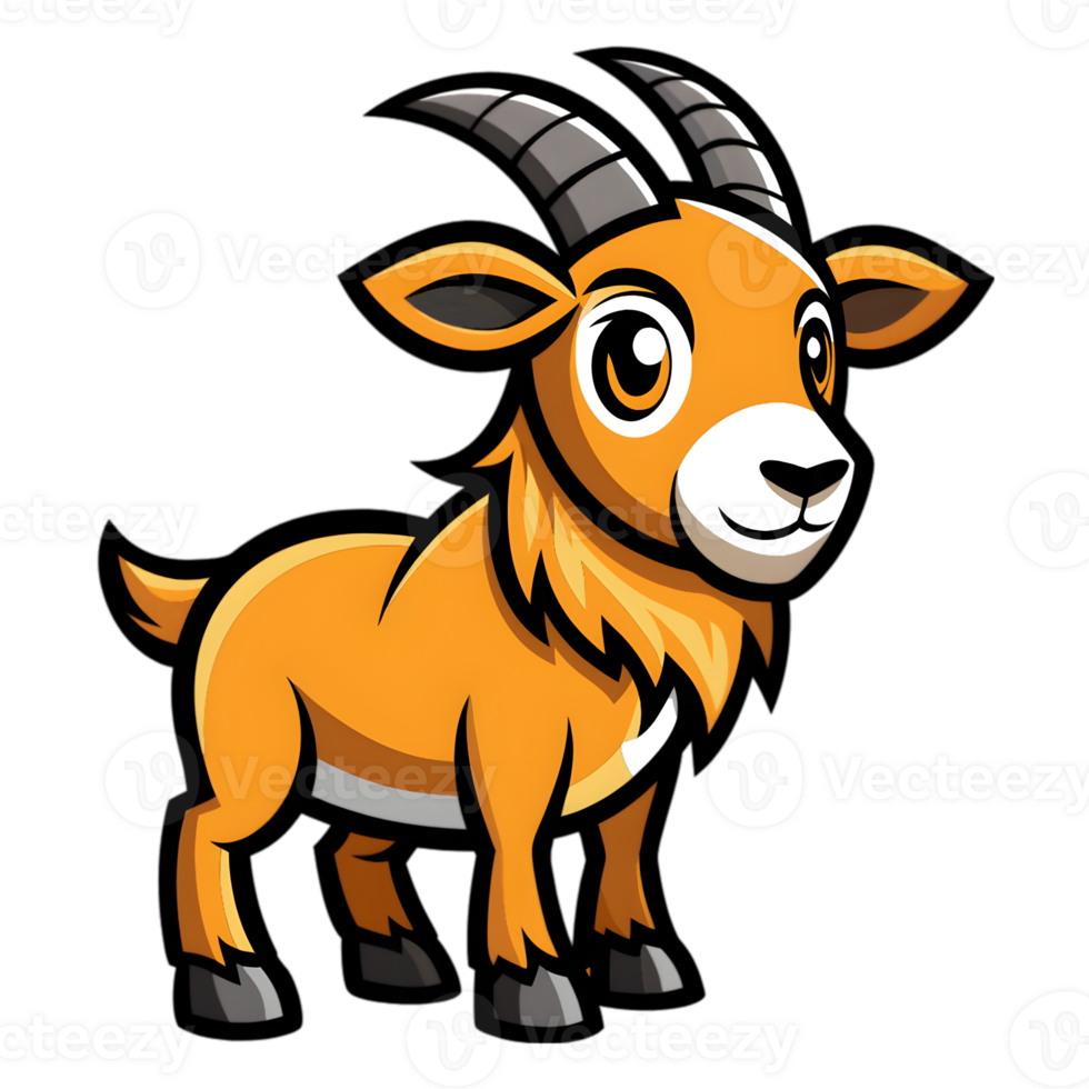 Cartoon Goat Logo png
