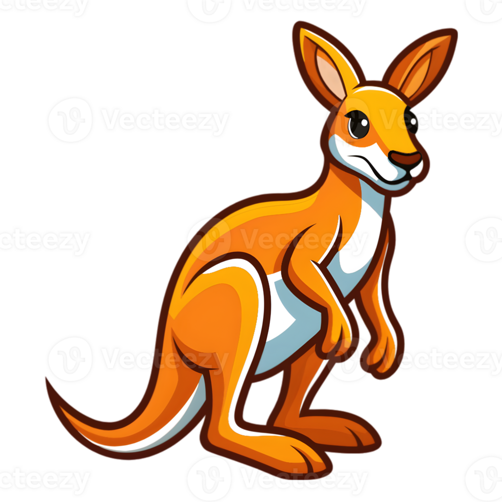 Cartoon Kangaroo Logo png