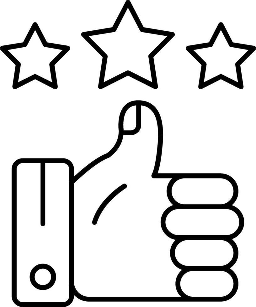 Rating Review Icon vector