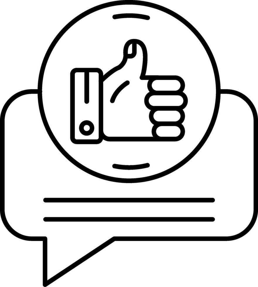 Like Thumbs Icon vector