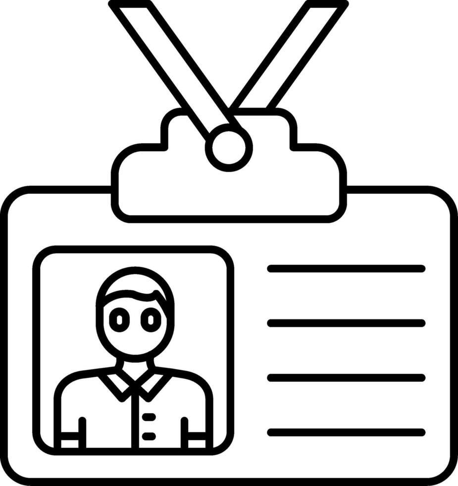 Id card Identity Icon vector
