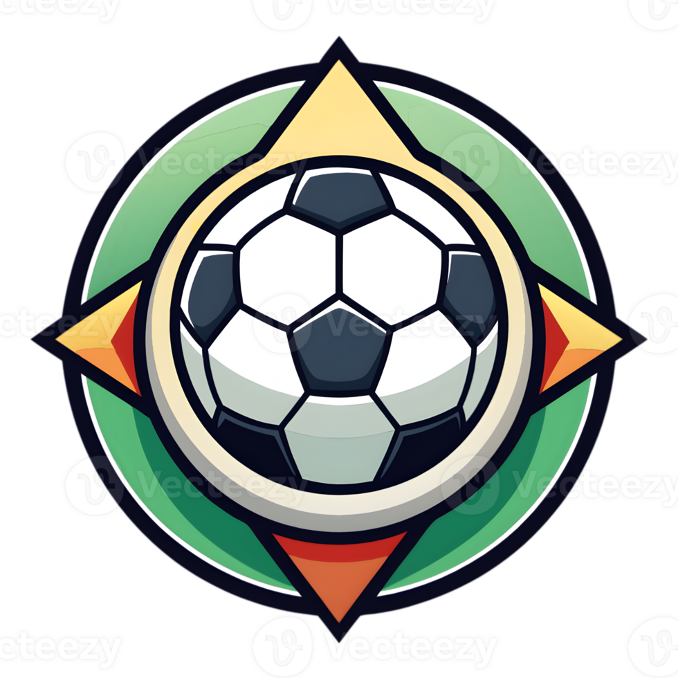 Cartoon Soccer Ball Logo png