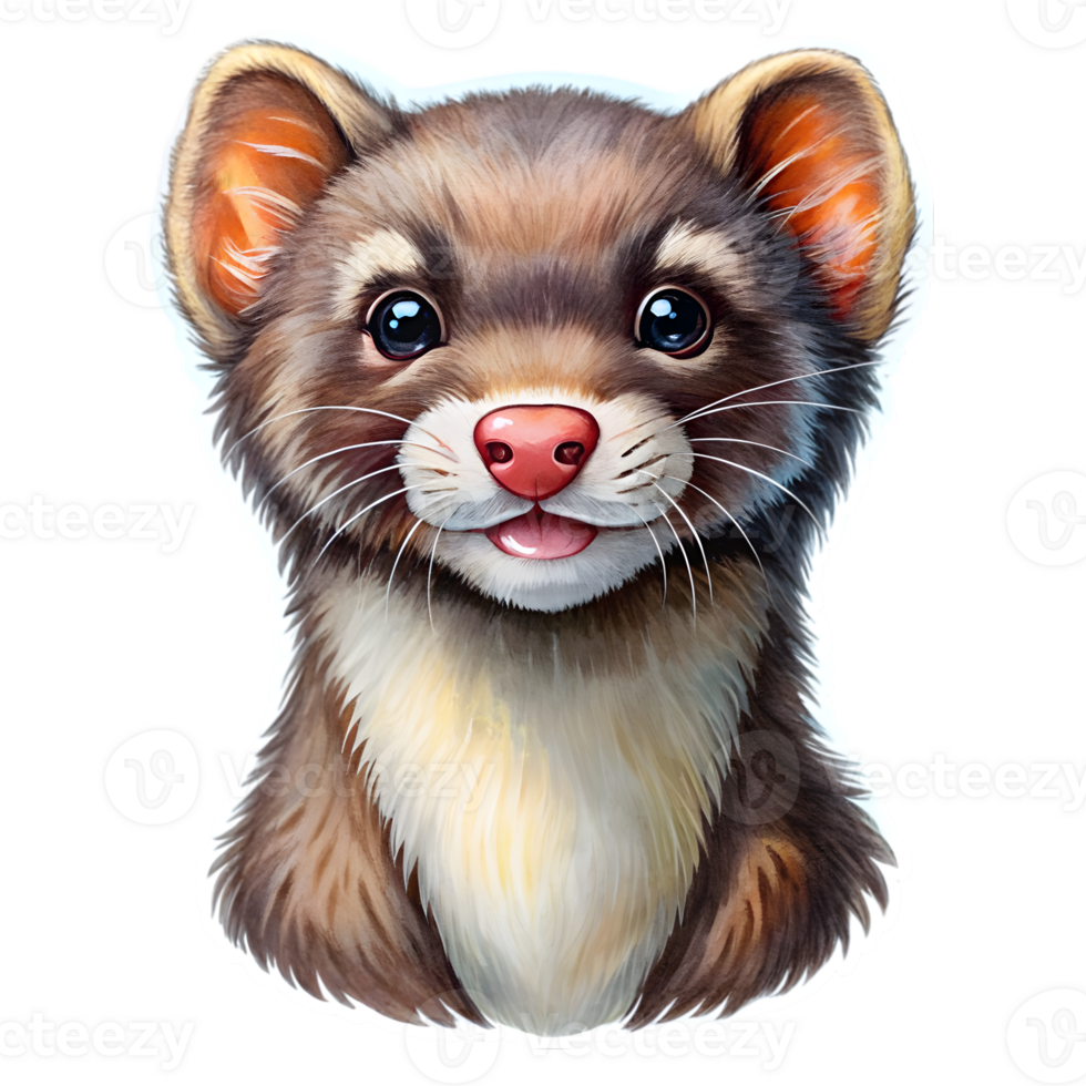Funny Mink Sticker png