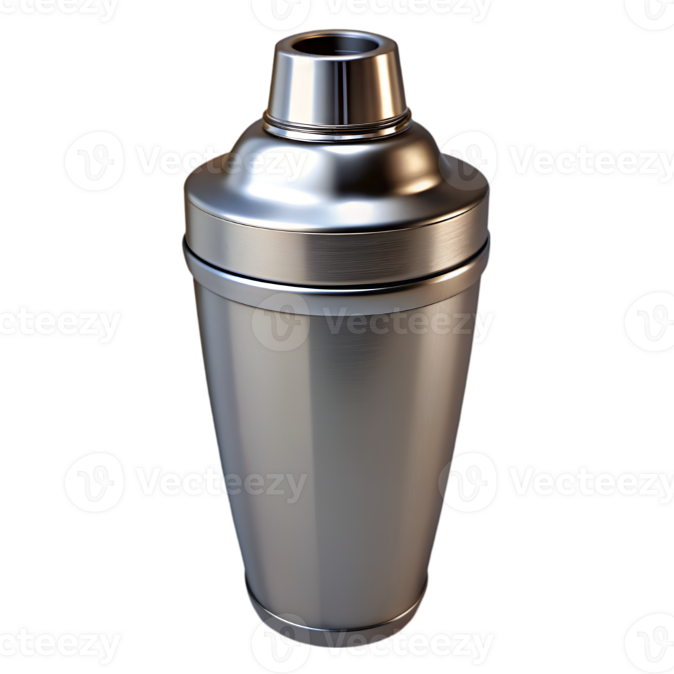 3D Render of a Cocktail Shaker png