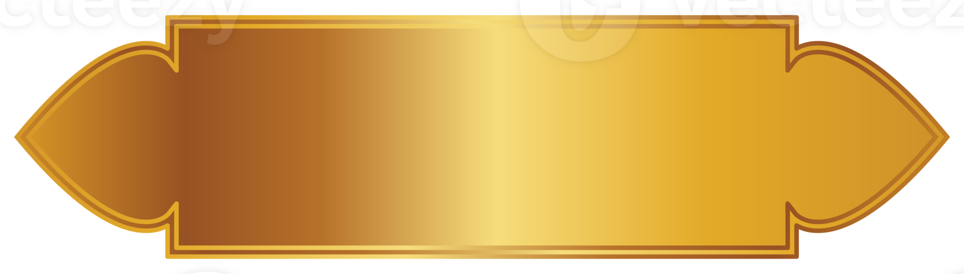 gold text box luxury decoration golden lines png