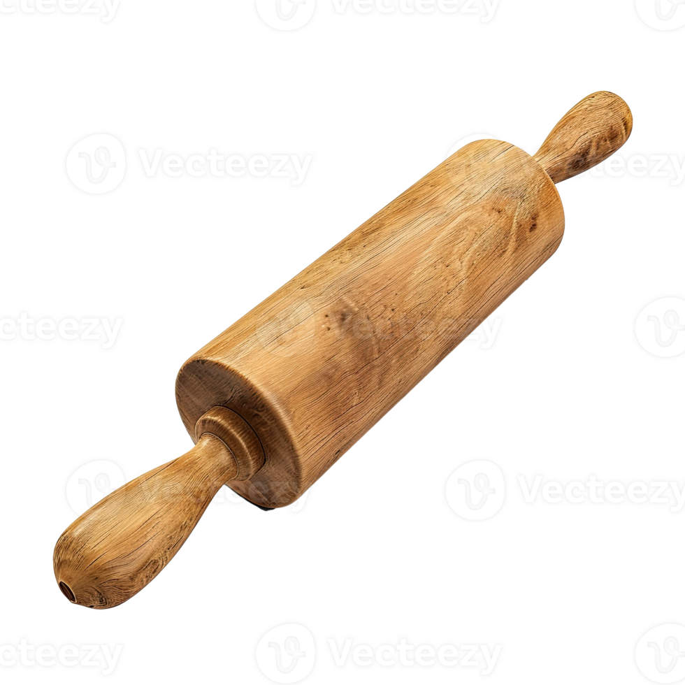 Wooden rolling pin png
