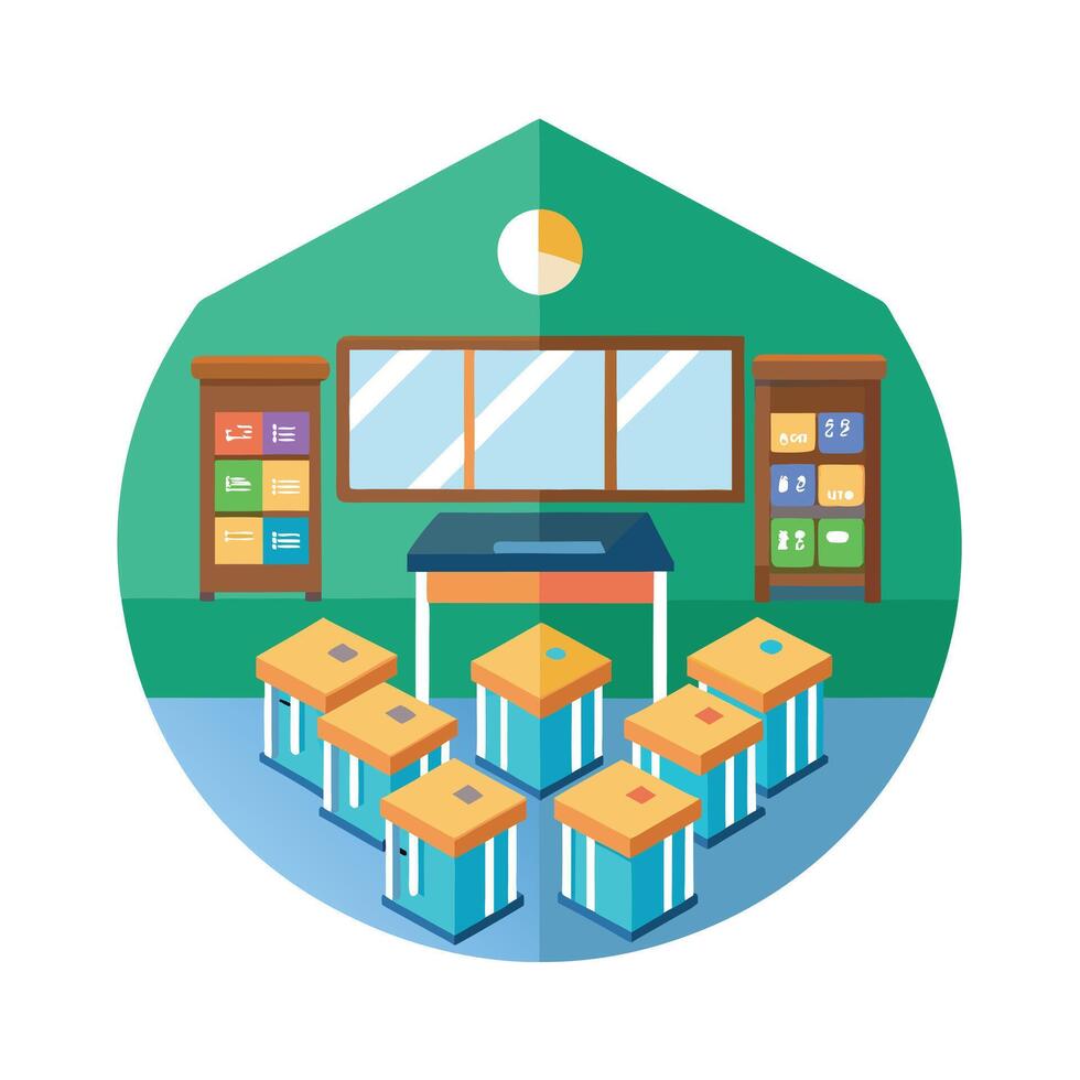 Education Material Icon Illustration vector