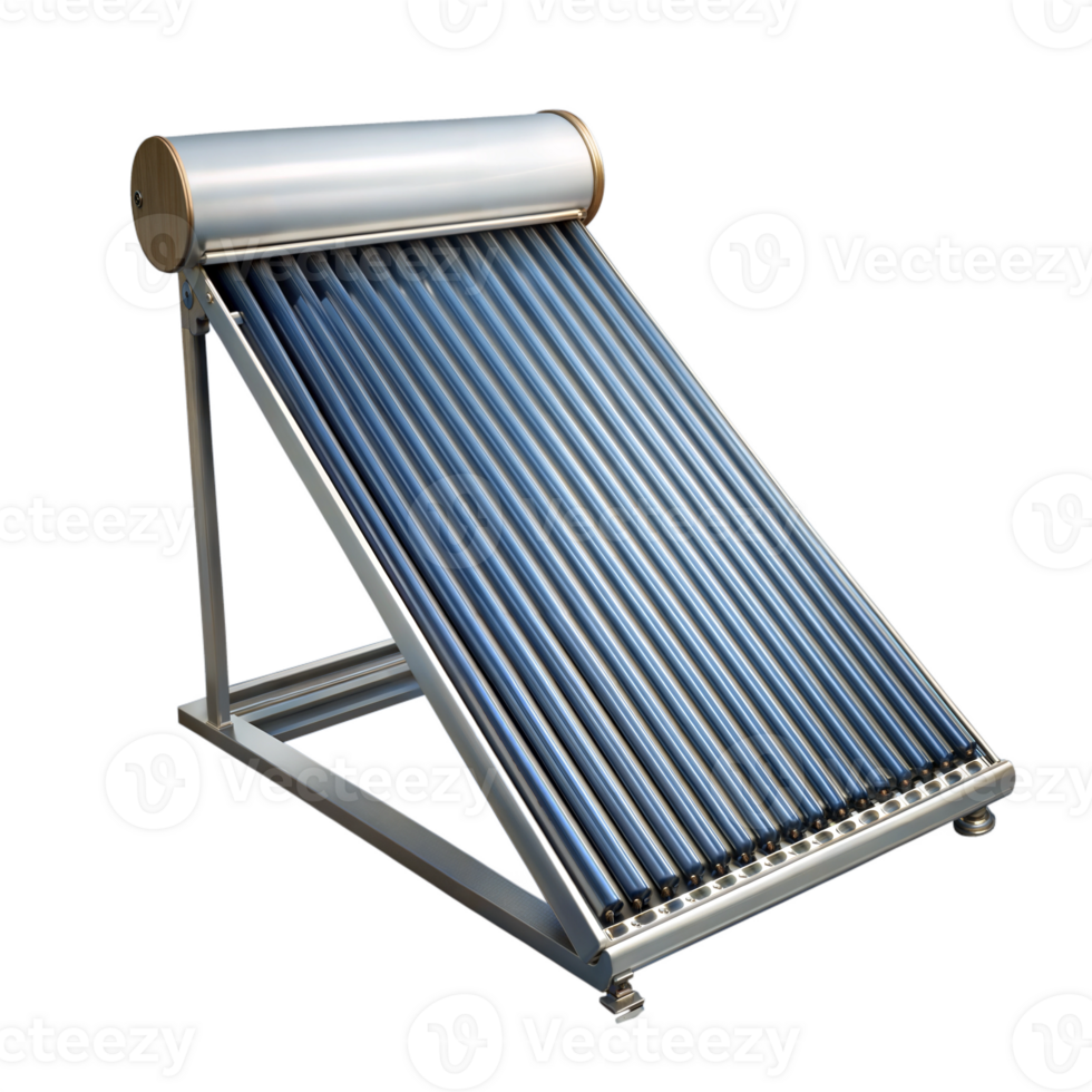 Solar water heater system with collector tubes png