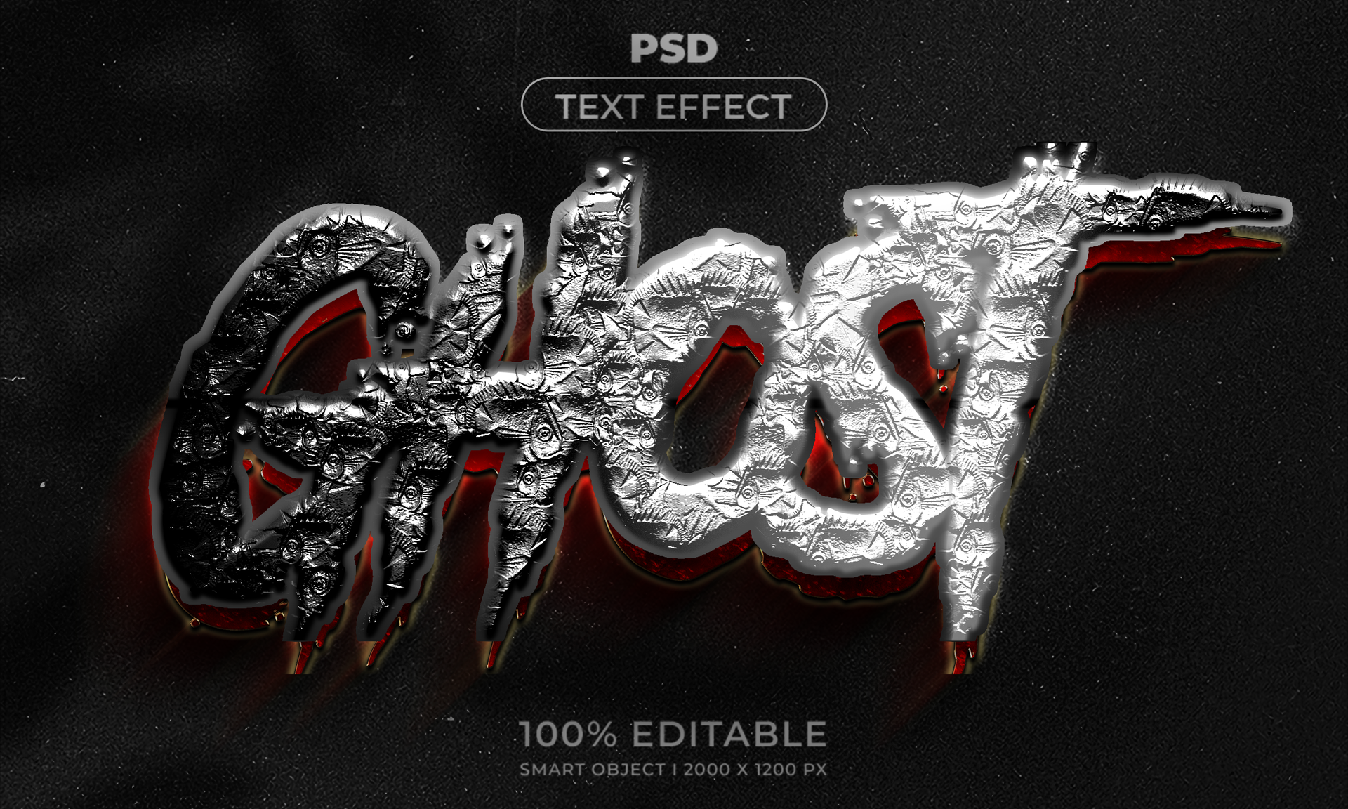 Text Ghostifyer Ghost Text Effect 48346505 PSD