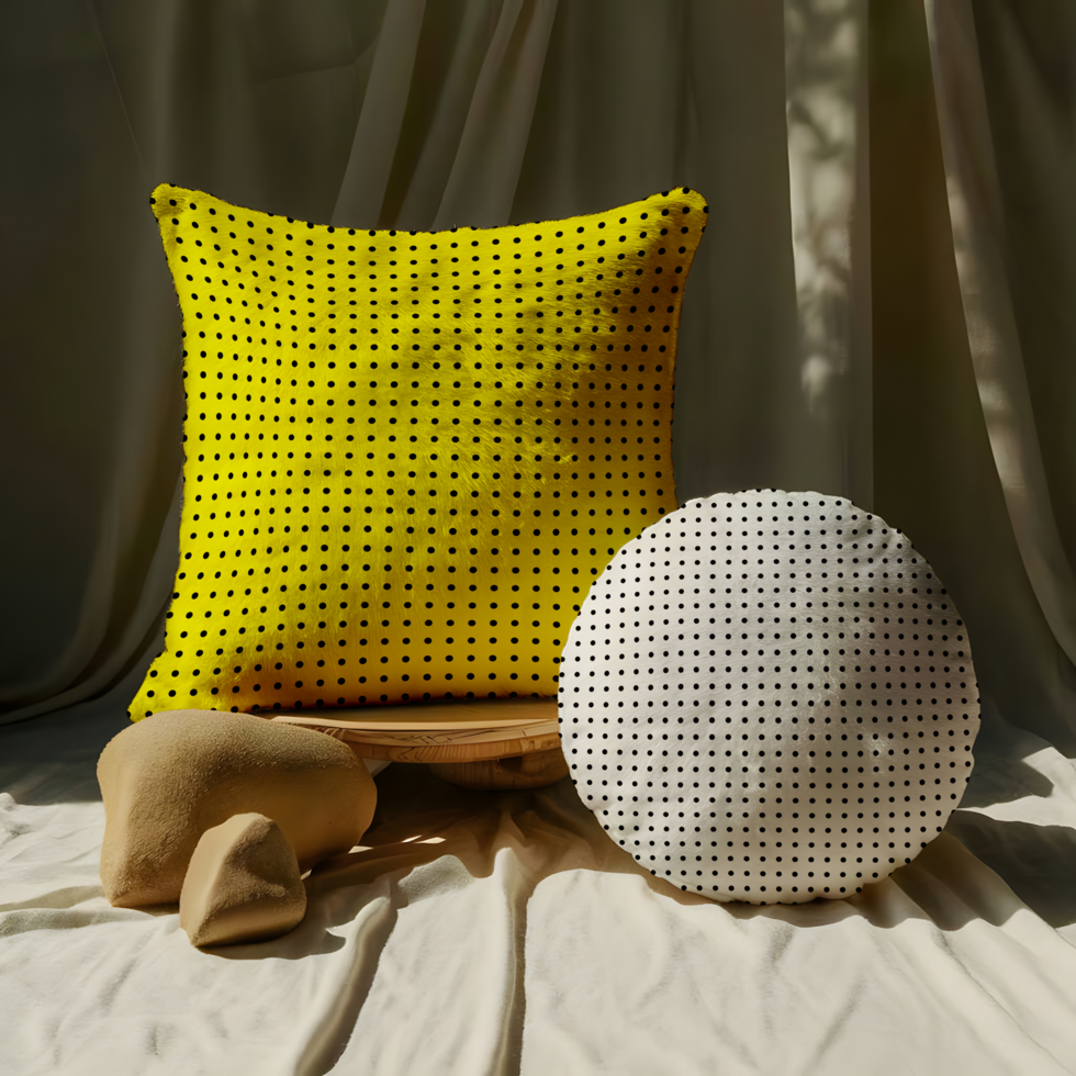 Two Pillows Mockup File psd