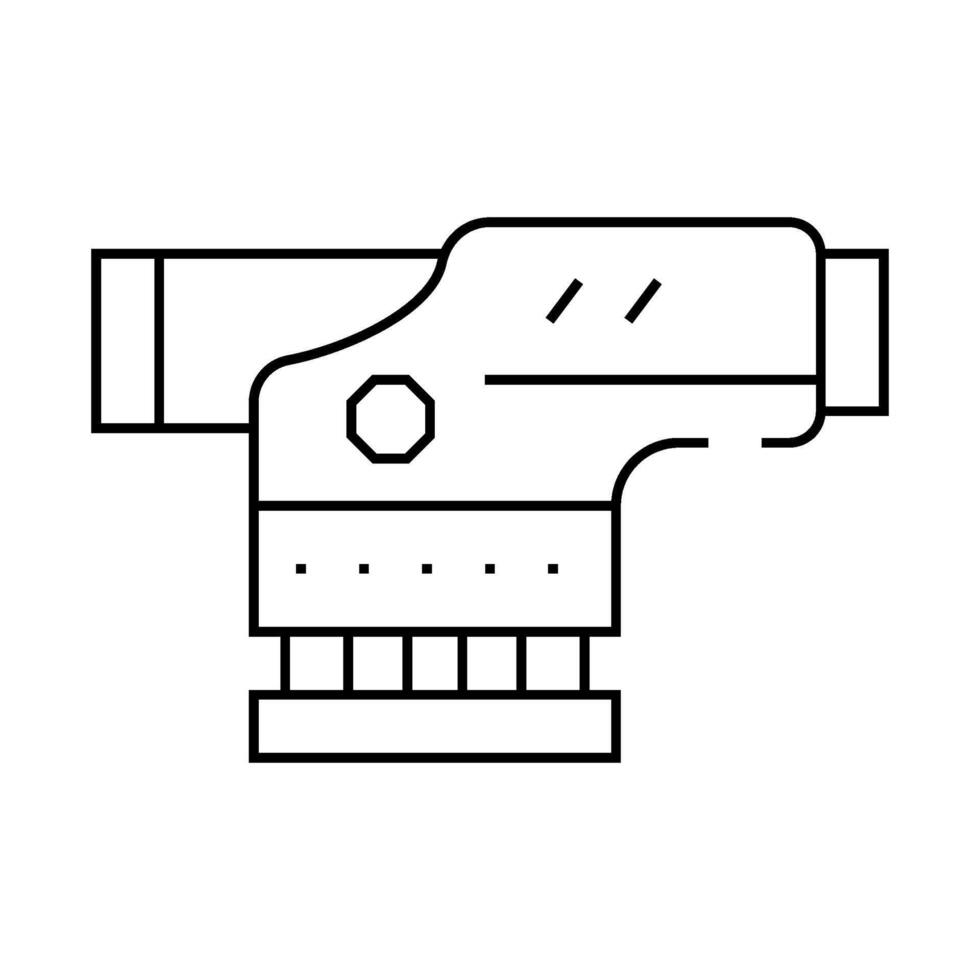 optical level gadget line icon illustration vector