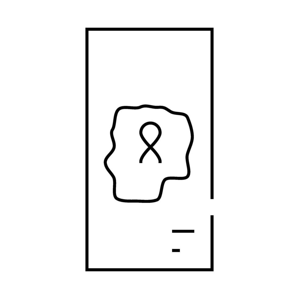 glass with blood line icon illustration vector