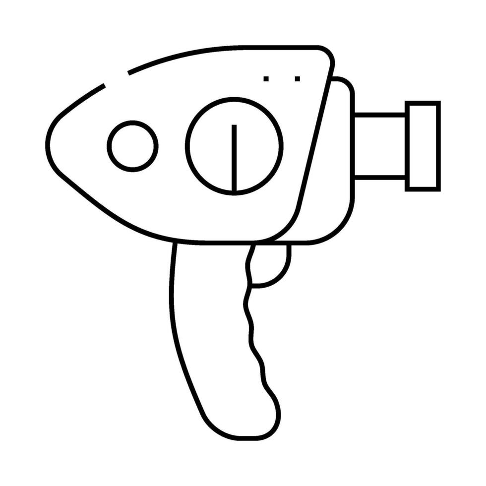 camera retro gadget line icon illustration vector