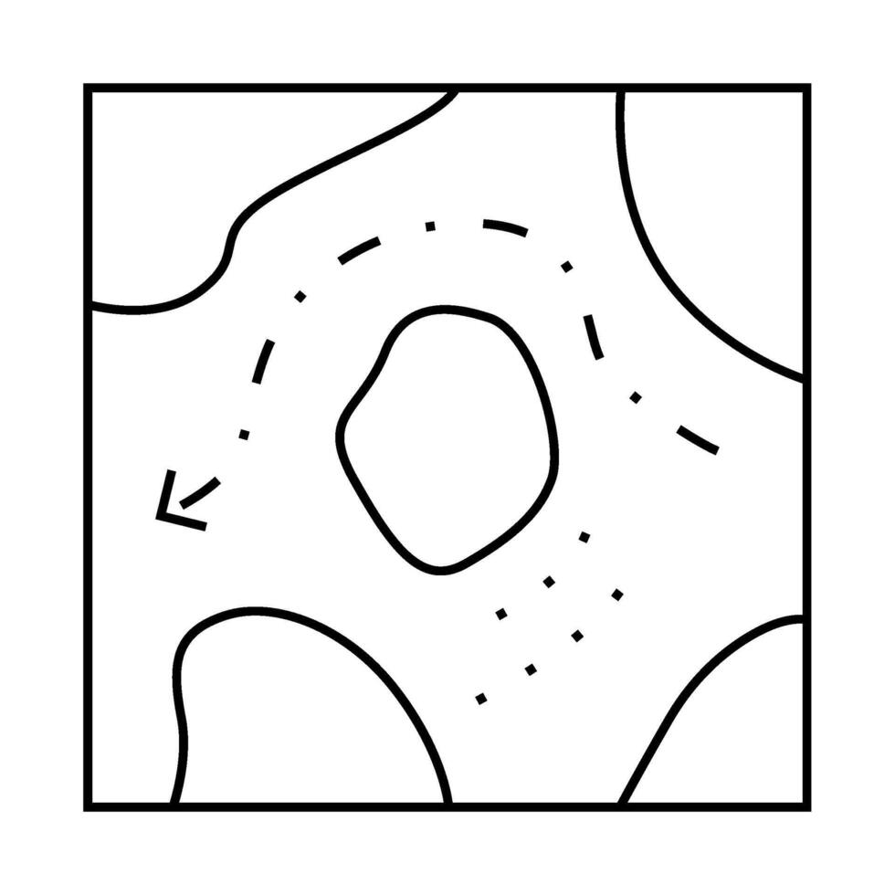 fairway ships line icon illustration black vector