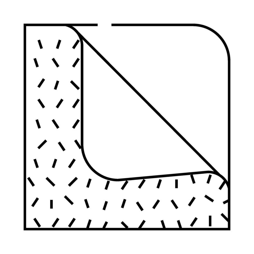 towel for clean line icon illustration vector