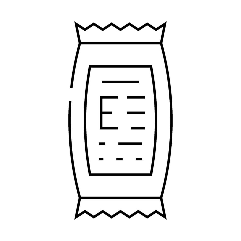 description of food additives line icon illustration vector