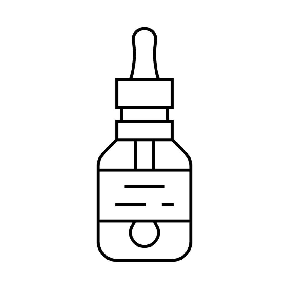 artificial flavoring line icon illustration black vector